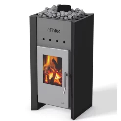 Holz-Saunaofen FinTec TROLL Deep black