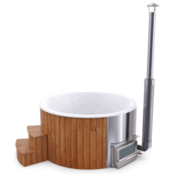 Hot Tub aus Acryl mit integriertem Horizon Holzofen konfigurierbar 200/225 (Basic)