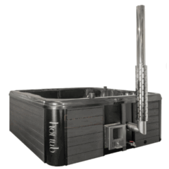 Whirlpool Hot Tub aus Acryl mit integriertem Holzofen konfigurierbar 245x245 (Premium MAC)