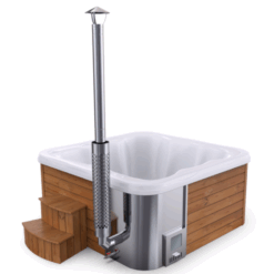 Whirlpool Hot Tub aus Acryl mit integriertem Holzofen konfigurierbar 220x220 (Basic)