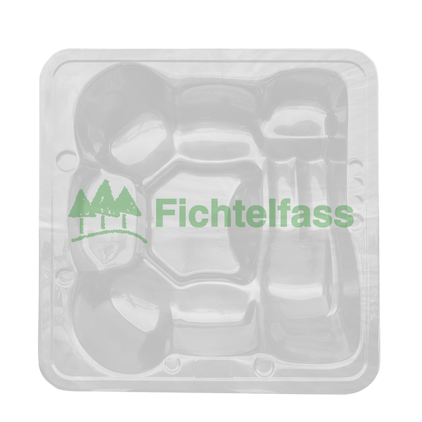 Whirlpool Hot Tub aus Acryl mit integriertem Holzofen konfigurierbar 245x245 (Premium MAC) – Bild 3