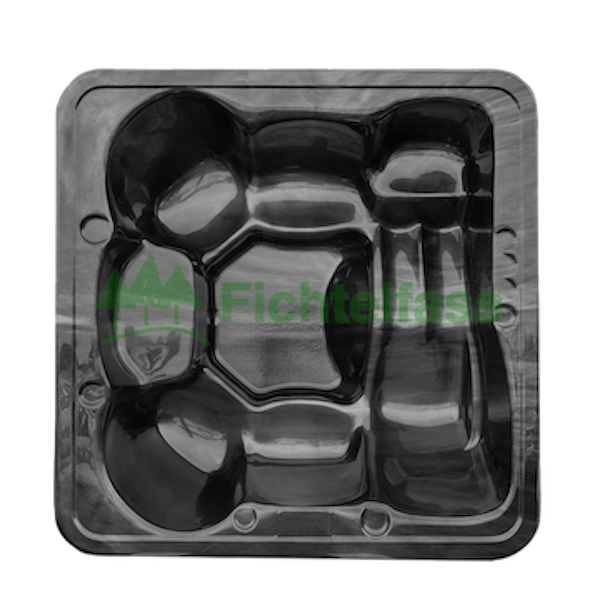 Whirlpool Hot Tub aus Acryl mit integriertem Holzofen konfigurierbar 245x245 (Premium MAC) – Bild 4
