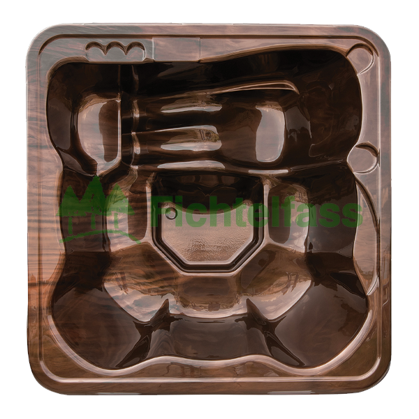 Whirlpool Hot Tub aus Acryl mit integriertem Holzofen konfigurierbar 220x220 (Premium MON) – Bild 6