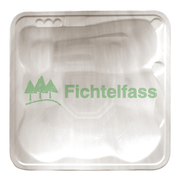 Whirlpool Hot Tub aus Acryl mit integriertem Holzofen konfigurierbar 220x220 (Premium MON) – Bild 9