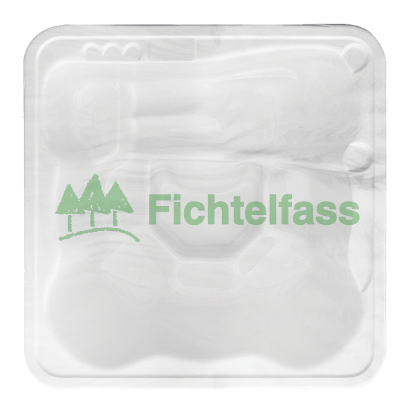 Whirlpool Hot Tub aus Acryl mit integriertem Holzofen konfigurierbar 220x220 (Premium MON) – Bild 10