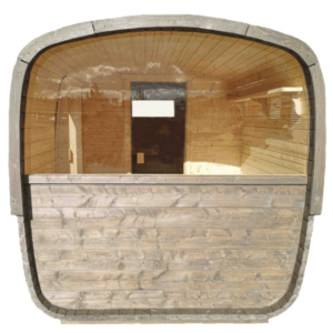 Panorama Fenster Mond (halbrund) klar