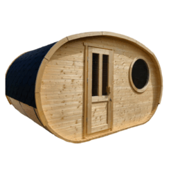 OVAL Sauna konfigurierbar