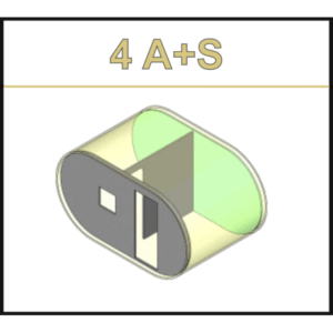 Länge 400cm mit Vorraum