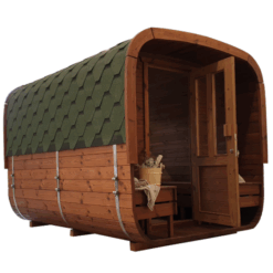 Sauna BOX mit Fronteingang konfigurierbar