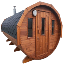 Saunafass mit Vorraum ø200cm und ø220cm konfigurierbar