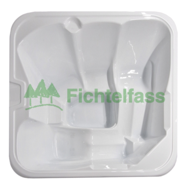 Hot Tub / Whirlpool Acrylwanne Premium Line Komplettset 200x200cm (2x2m) mit Aussenofen (CUB) – Bild 7